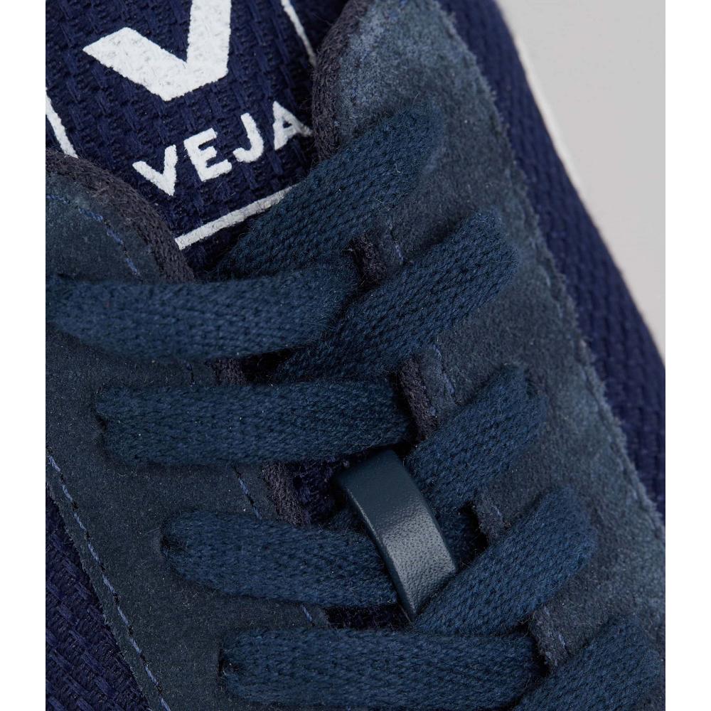 Veja LACES ORGANIC COTTON Men's Shoes Blue | CA 206GSO